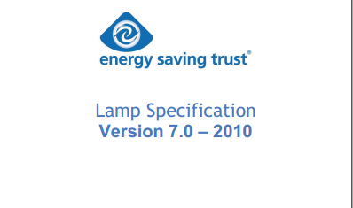 Lamp Specification Version 7.0 – 2010